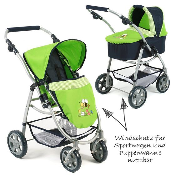 CHIC 2000 Kombi-Puppenwagen 3 in 1 Emotion All In - Bumblebee