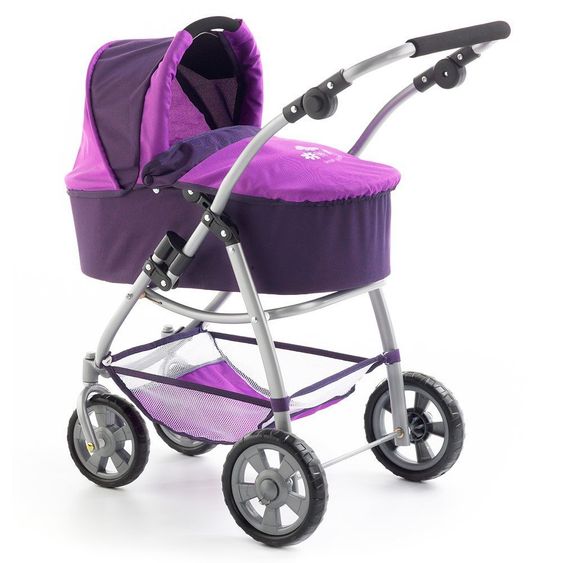 CHIC 2000 Carrozzina per bambole Combi 3 in 1 Emotion All In - Plum