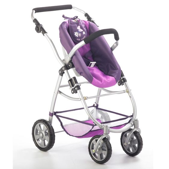 CHIC 2000 Carrozzina per bambole Combi 3 in 1 Emotion All In - Plum