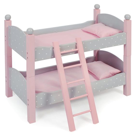 CHIC 2000 Puppen-Etagenbett - Puntos Grey
