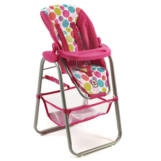 CHIC 2000 Puppen-Hochstuhl - Pink Bubbles