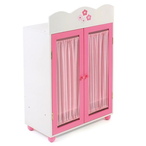 CHIC 2000 Puppen-Kleiderschrank Fiori - Bianco