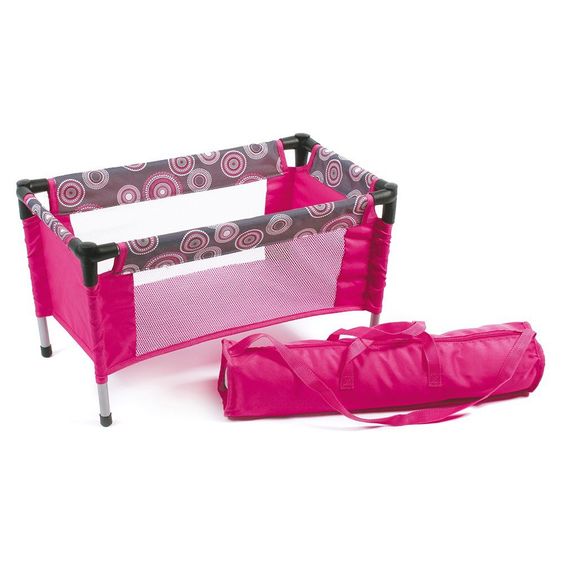 CHIC 2000 Puppen-Reisebett - Hot Pink Pearls