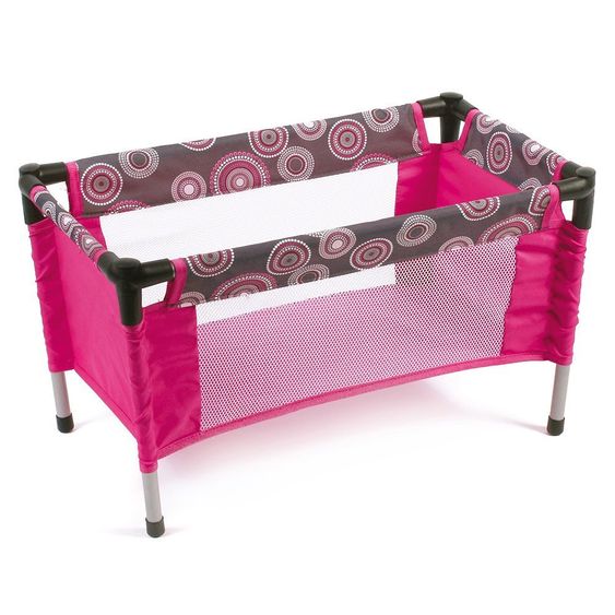 CHIC 2000 Puppen-Reisebett - Hot Pink Pearls