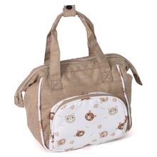 Doll changing bag - Bear - Beige