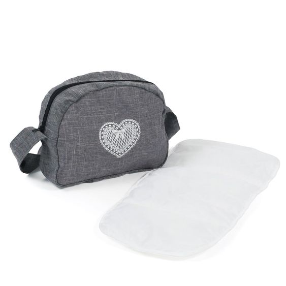 CHIC 2000 Doll changing bag - jeans gray