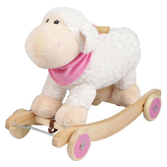 CHIC 2000 Schaukeltier mit Rollen 2 in 1 Schaf Rosi