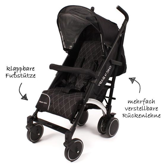 Chic 4 Baby Buggy Luca - Schwarz