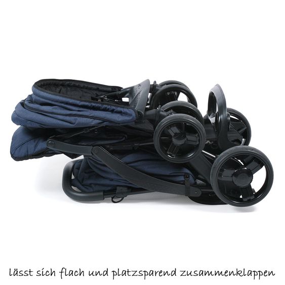 Chic 4 Baby Geschwisterwagen Doppio - Jeans Navy Blue