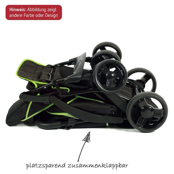 Chic 4 Baby Geschwisterwagen Doppio - Schwarz
