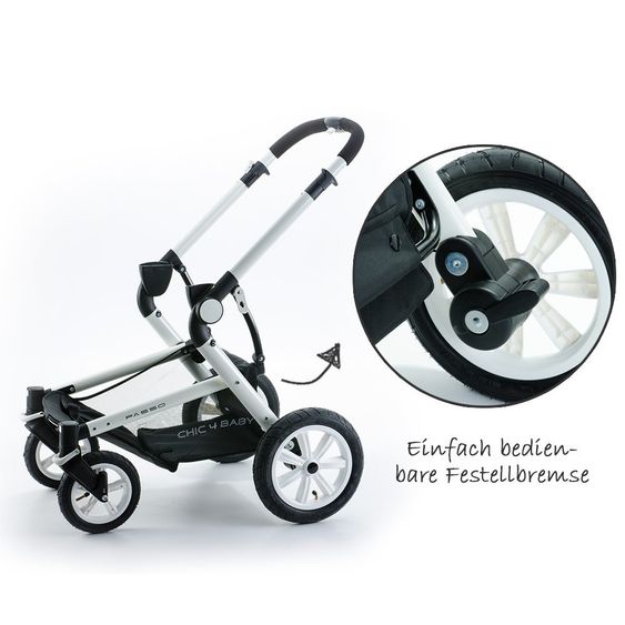Chic 4 Baby Kombi-Kinderwagen Passo - Bianco