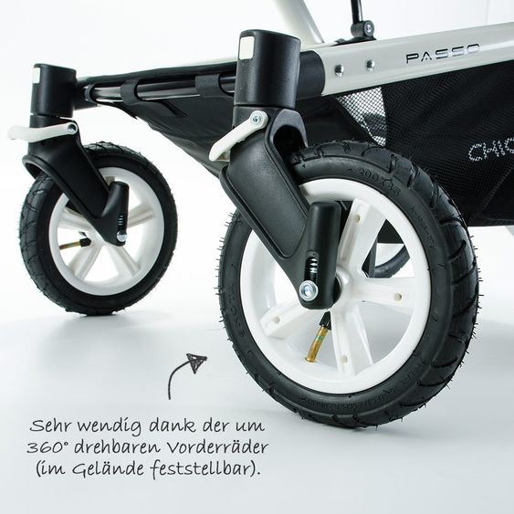 Chic 4 Baby Kombi-Kinderwagen Passo - Bianco