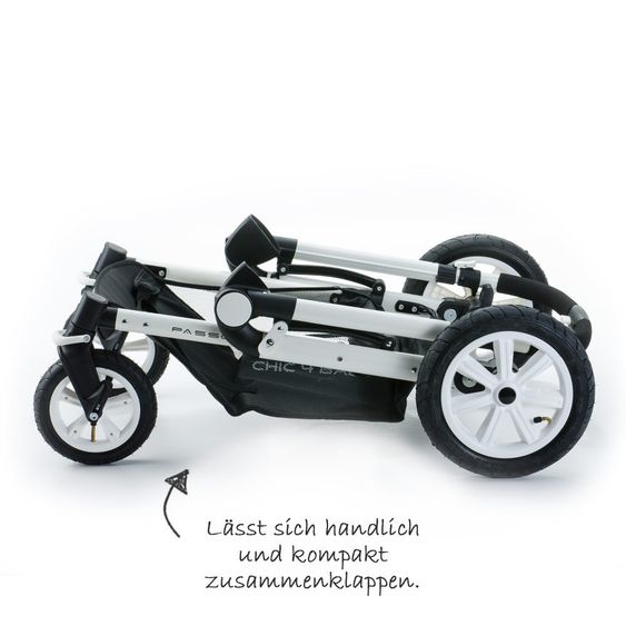 Chic 4 Baby Kombi-Kinderwagen Passo - Bianco