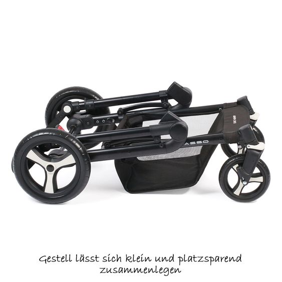 Chic 4 Baby Kombi-Kinderwagen Passo - Jeans Grey