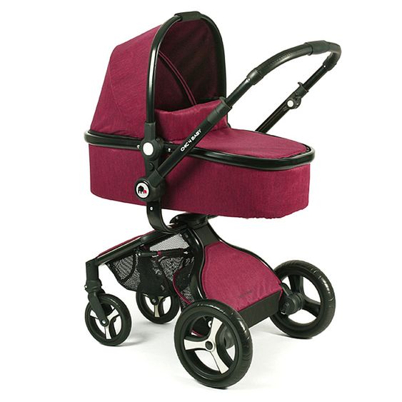 Chic 4 Baby Kombi-Kinderwagen Platino - Rot