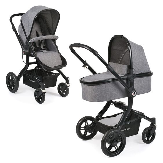 Chic 4 Baby Kombi-Kinderwagen Tano - Jeans Grey