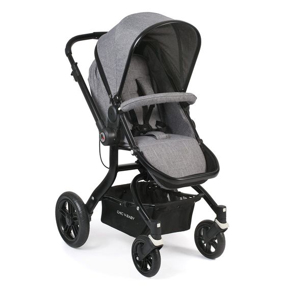 Chic 4 Baby Kombi-Kinderwagen Tano - Jeans Grey