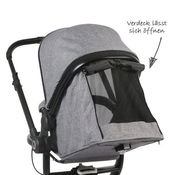 Chic 4 Baby Kombi-Kinderwagen Tano - Jeans Grey