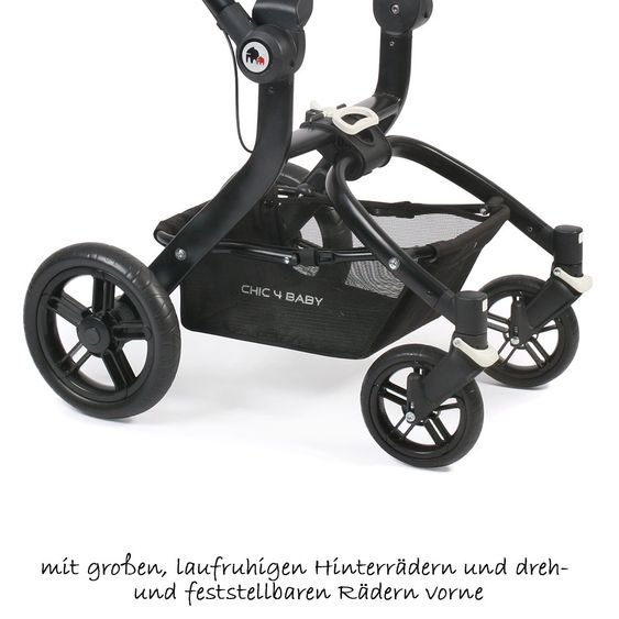 Chic 4 Baby Kombi-Kinderwagen Tano - Jeans Grey