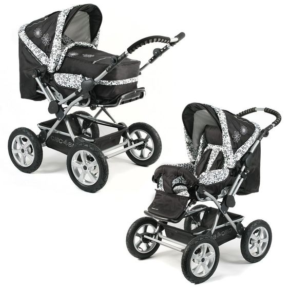 Chic 4 Baby Kombi-Kinderwagen Viva - Flowers