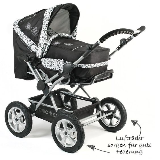 Chic 4 Baby Kombi-Kinderwagen Viva - Flowers