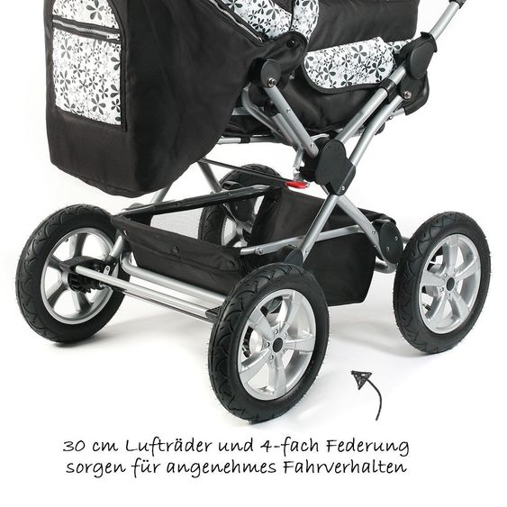 Chic 4 Baby Kombi-Kinderwagen Viva - Flowers