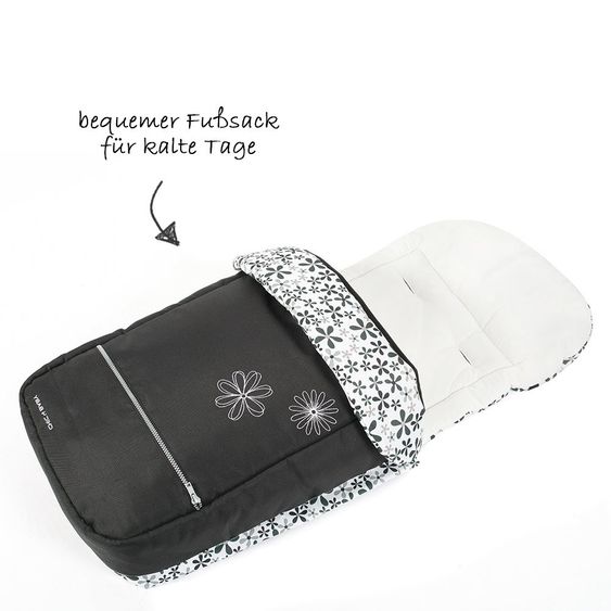 Chic 4 Baby Kombi-Kinderwagen Viva - Flowers