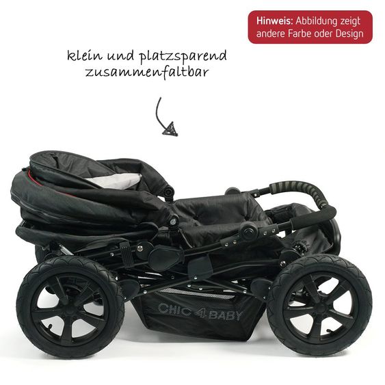 Chic 4 Baby Kombi-Kinderwagen Viva - Flowers