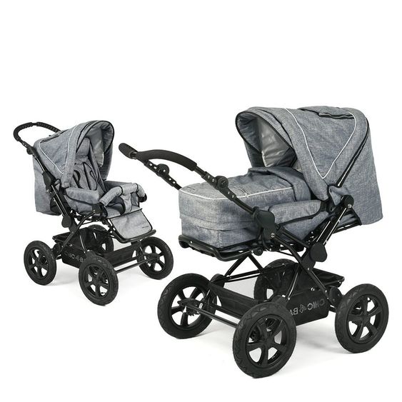 Chic 4 Baby Kombi-Kinderwagen Viva - Jeans Blue