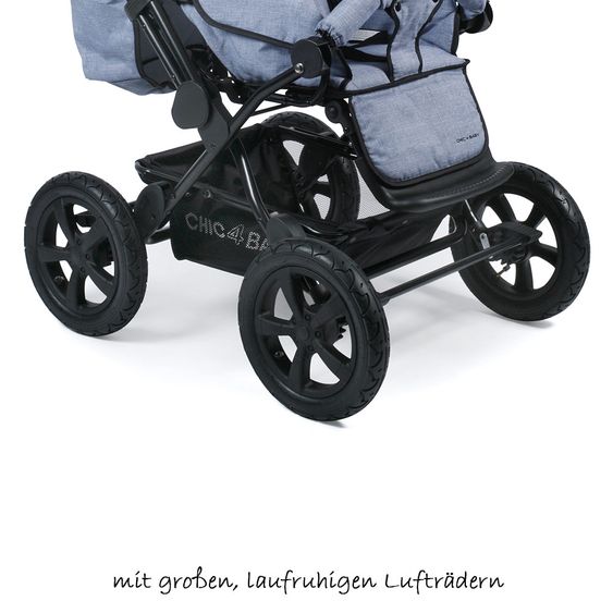 Chic 4 Baby Kombi-Kinderwagen Viva - Jeans Hellblau