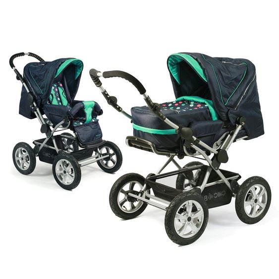 Chic 4 Baby Kombi-Kinderwagen Viva - Menta