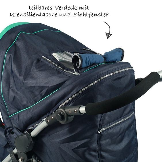 Chic 4 Baby Kombi-Kinderwagen Viva - Menta