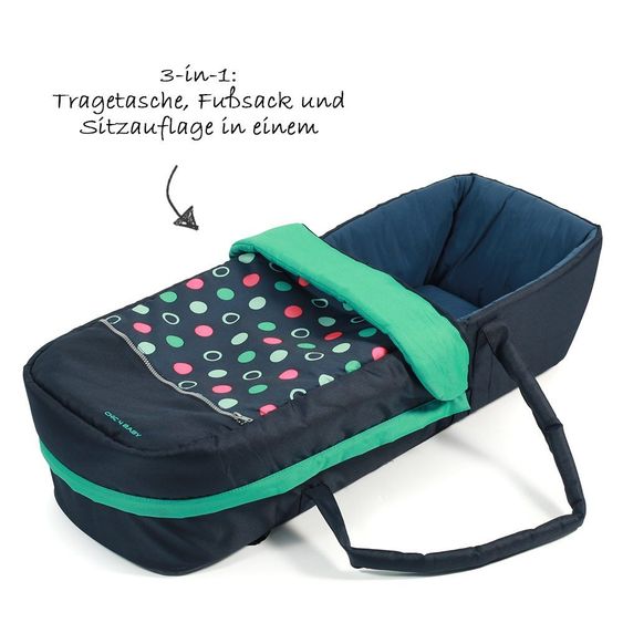 Chic 4 Baby Kombi-Kinderwagen Viva - Menta