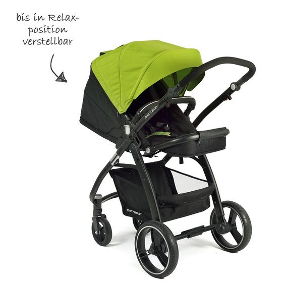 Chic 4 Baby Kombi-Kinderwagen Volare - Grün Schwarz
