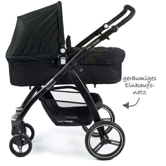 Chic 4 Baby Kombi-Kinderwagen Volare - Schwarz