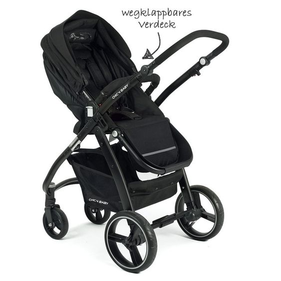 Chic 4 Baby Kombi-Kinderwagen Volare - Schwarz