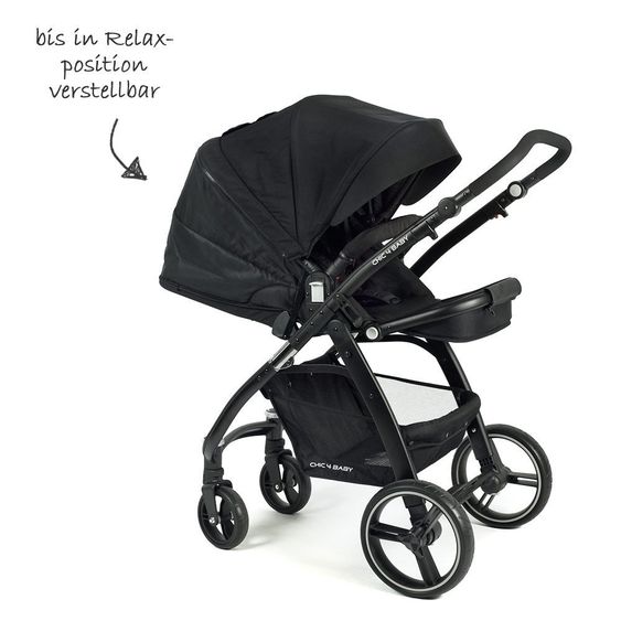 Chic 4 Baby Kombi-Kinderwagen Volare - Schwarz