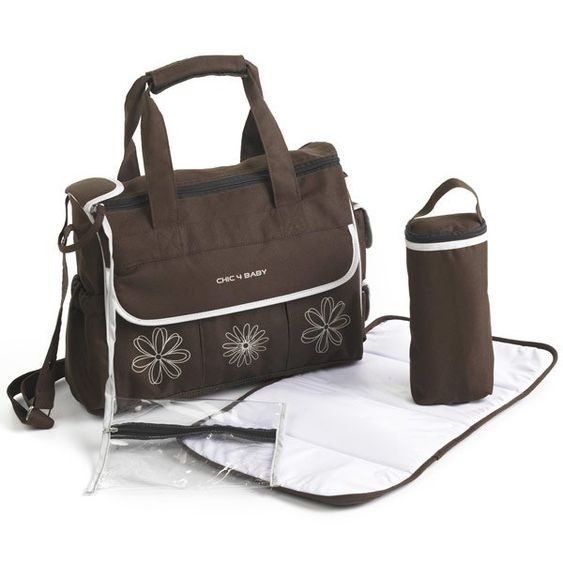 Chic 4 Baby Wickeltasche Luxury - Schokobraun