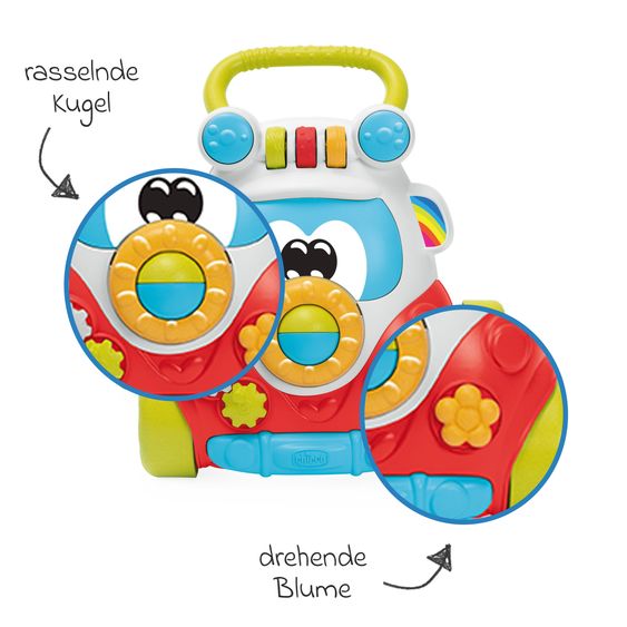 Chicco 2in1 Lauflernhilfe Happy Hippy Walker