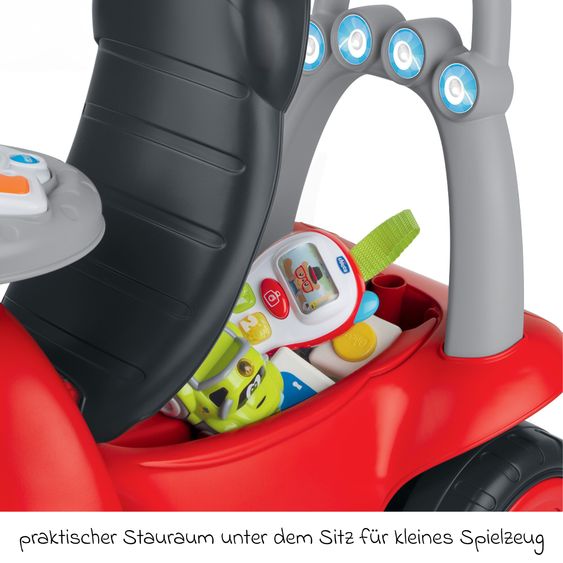 Chicco 2in1 Lauflernrutscher Billy erste Schritte und Rutscher - Rot