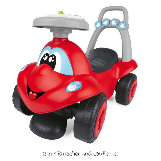 Chicco 2in1 Lauflernrutscher Billy erste Schritte und Rutscher - Rot