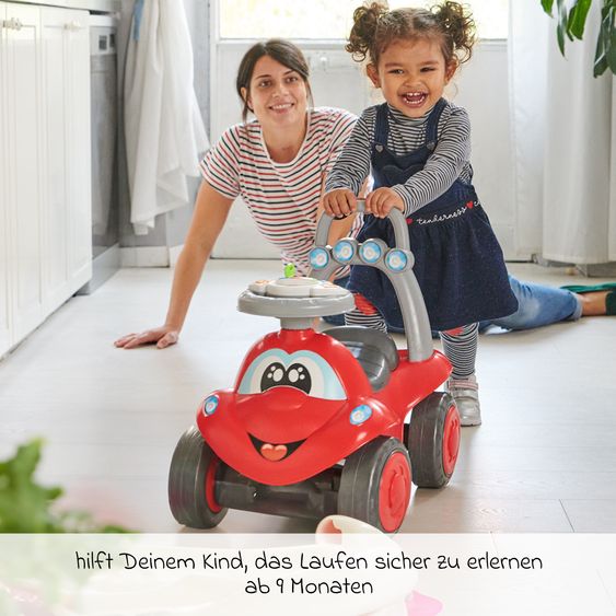 Chicco 2in1 Lauflernrutscher Billy erste Schritte und Rutscher - Rot