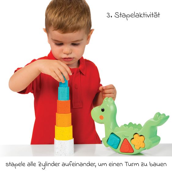 Chicco 2in1 Schaukeldino ECO+ mit 3 Spielmodi