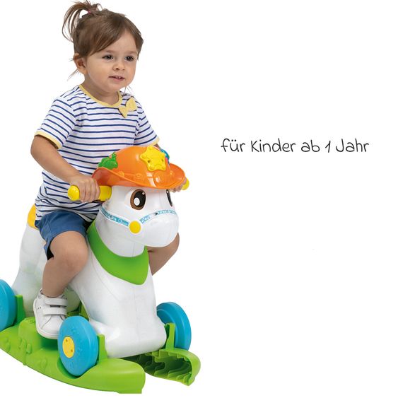 Chicco 2in1 Schaukelpferd Rodeo & Friends mit Music & Lichter