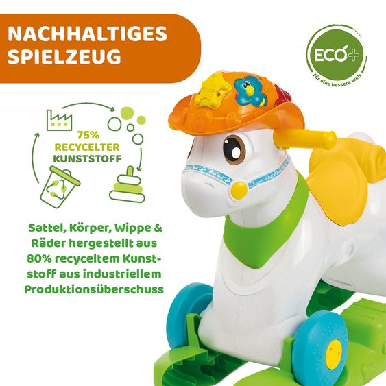 Chicco 2in1 Schaukelpferd Rodeo & Friends mit Music & Lichter
