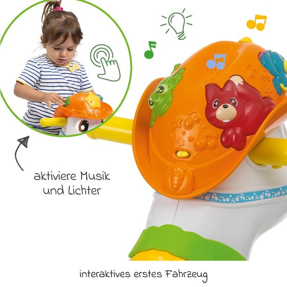 Chicco 2in1 Schaukelpferd Rodeo & Friends mit Music & Lichter