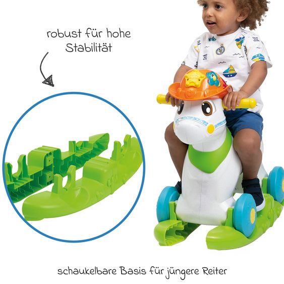 Chicco 2in1 Schaukelpferd Rodeo & Friends mit Music & Lichter