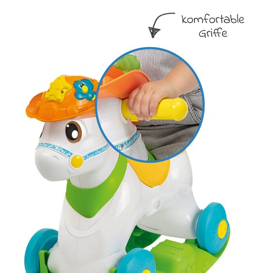 Chicco 2in1 Schaukelpferd Rodeo & Friends mit Music & Lichter