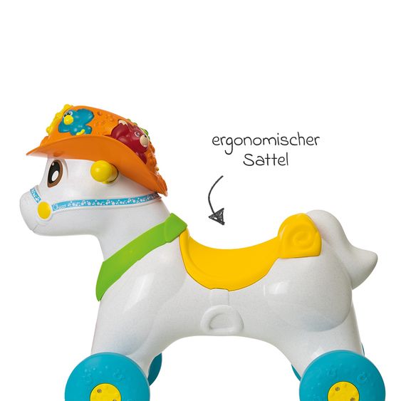 Chicco 2in1 Schaukelpferd Rodeo & Friends mit Music & Lichter