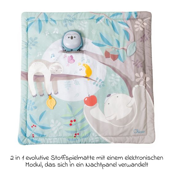 Chicco 2in1 Spielmatte Elektronisch mit Tag & Nacht Modus und Musik